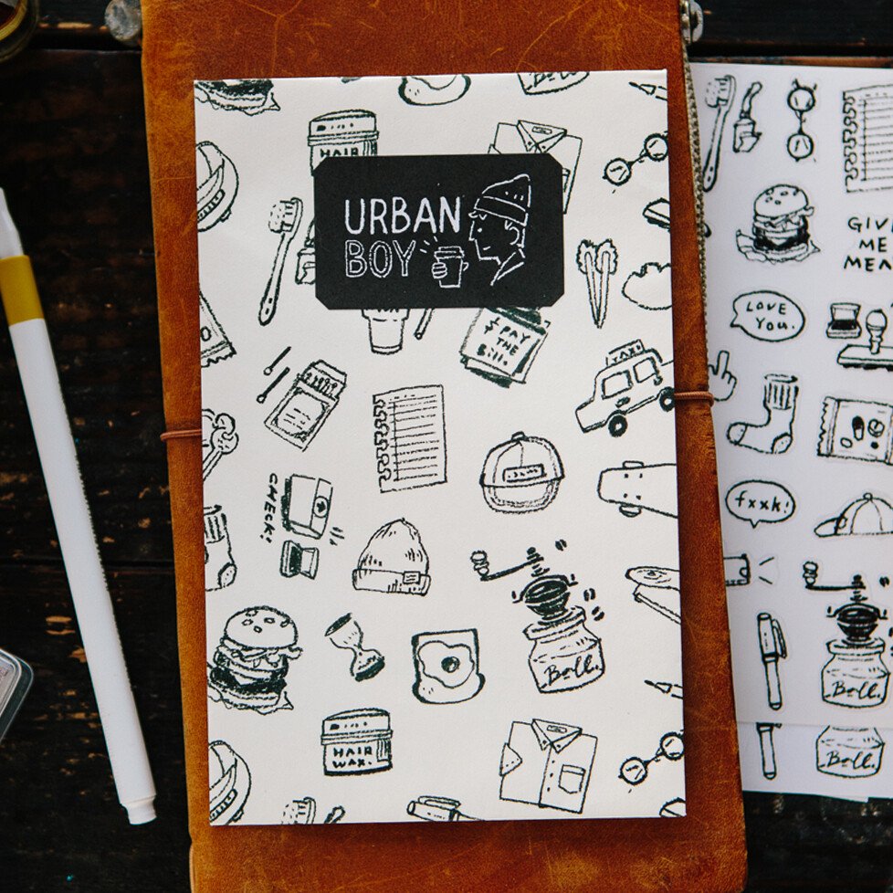 Urban Boy 貼紙包