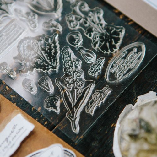 de Fleur Clear Stamp Sheet