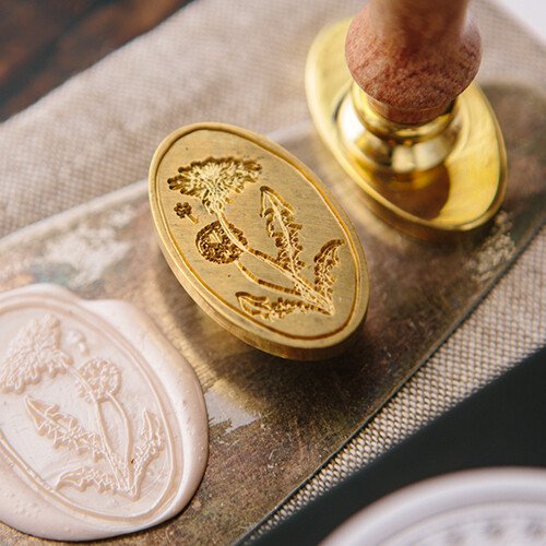 Dandelion Sealing Wax Stamp