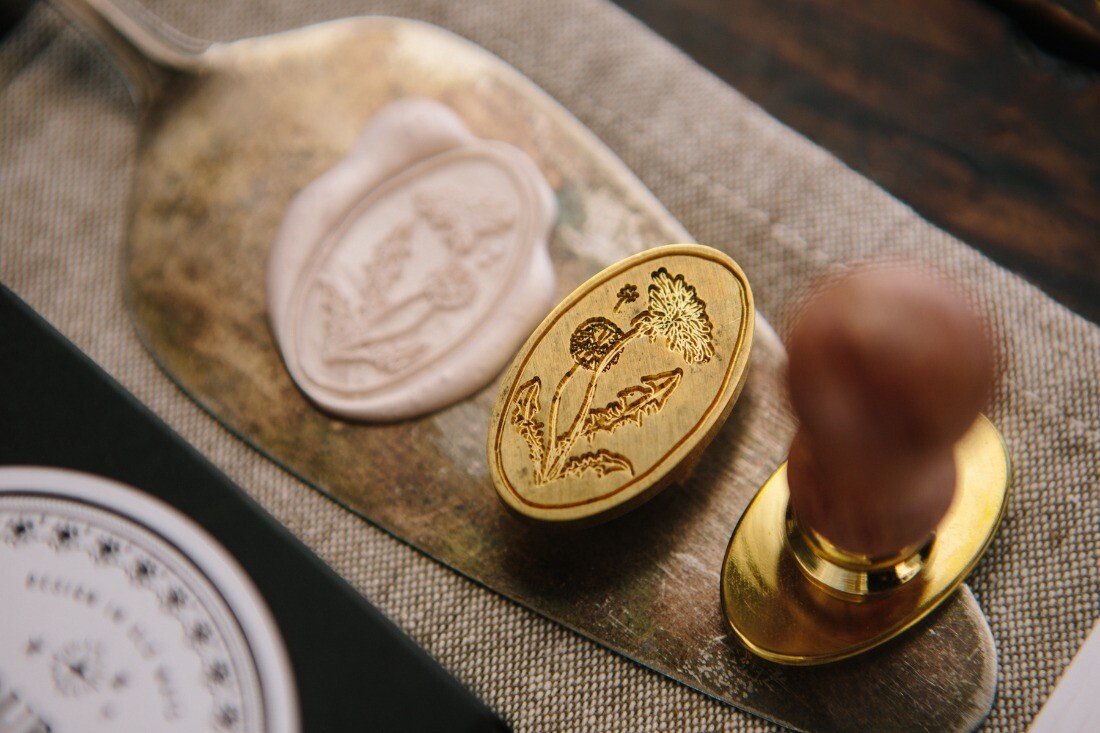 Dandelion Sealing Wax Stamp