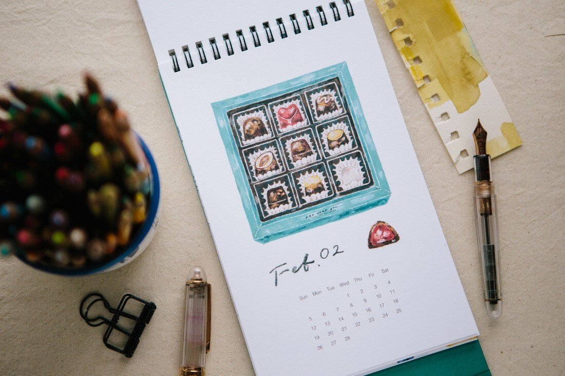 2023 illustration calendar
