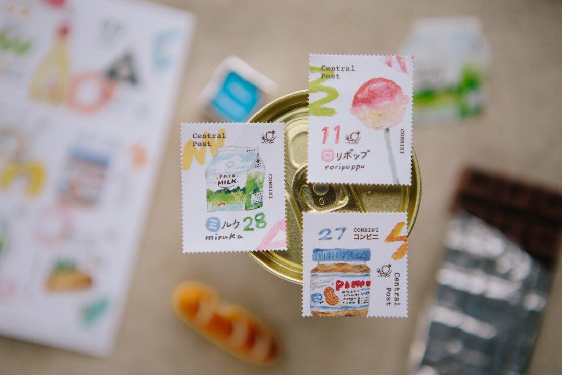 便利商店 郵票貼紙