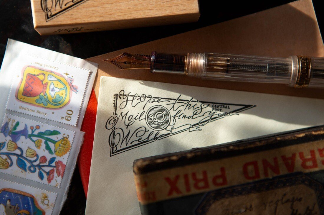 Hope This Mail Finds You Well Ruber Stamp