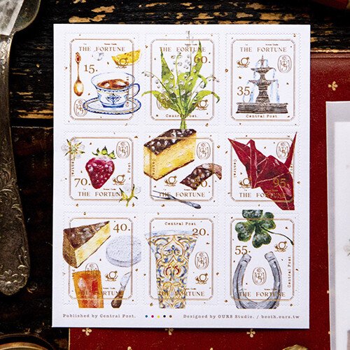 The fortune Stamp Sticker