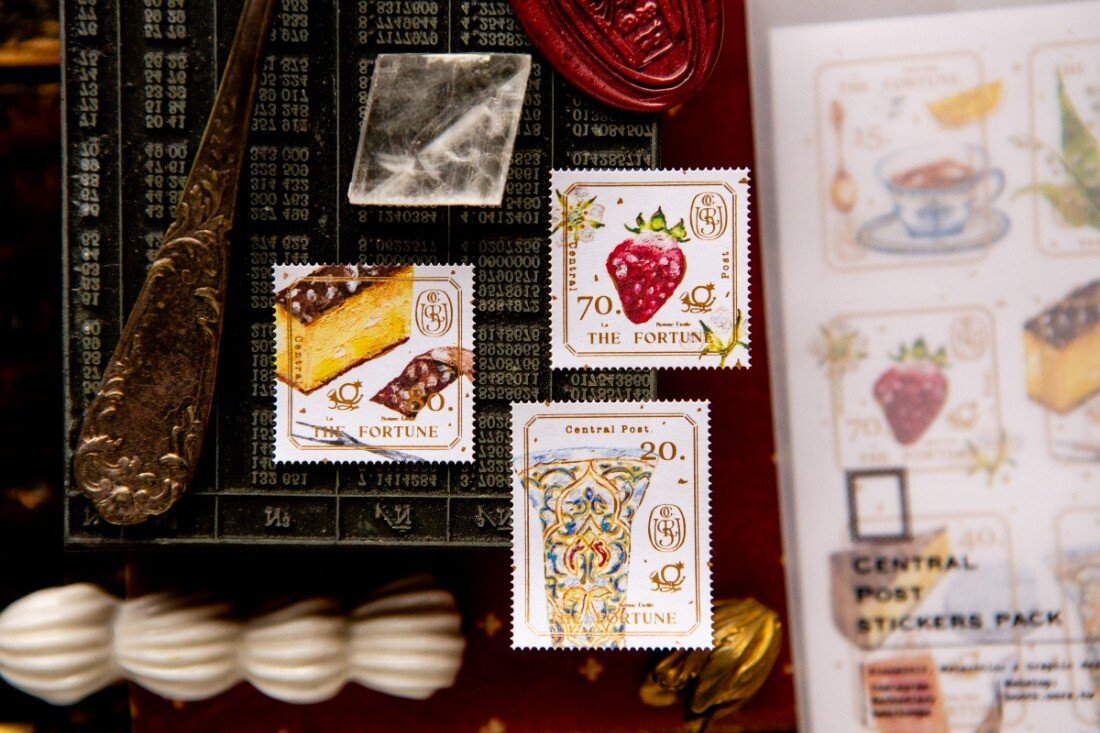 The fortune Stamp Sticker