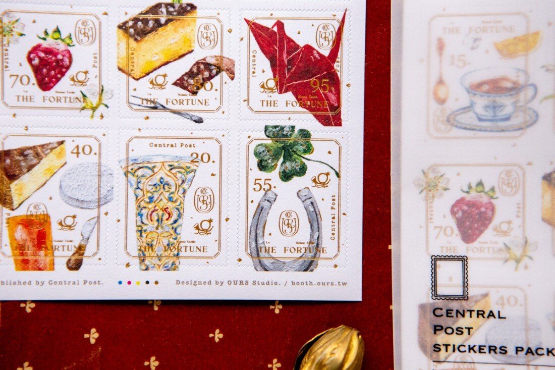 The fortune Stamp Sticker