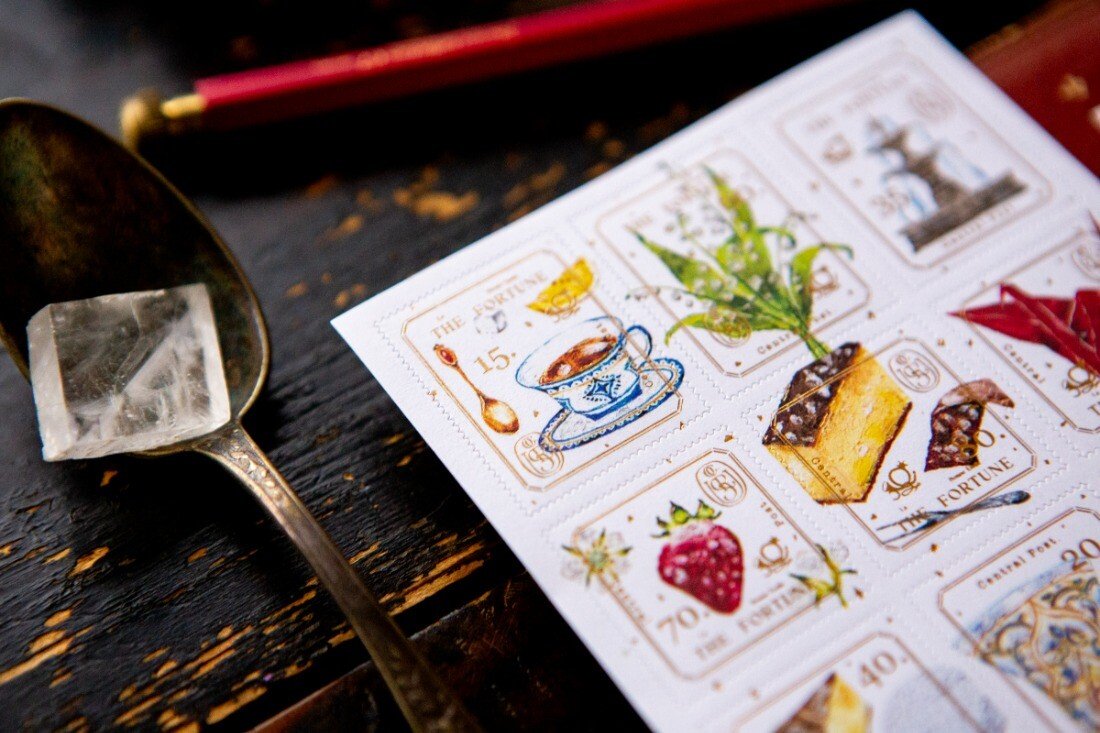The fortune Stamp Sticker