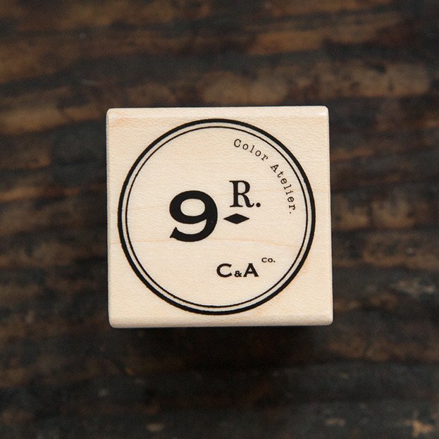 復古CA Logo C 楓木印章 - 色彩工坊系列