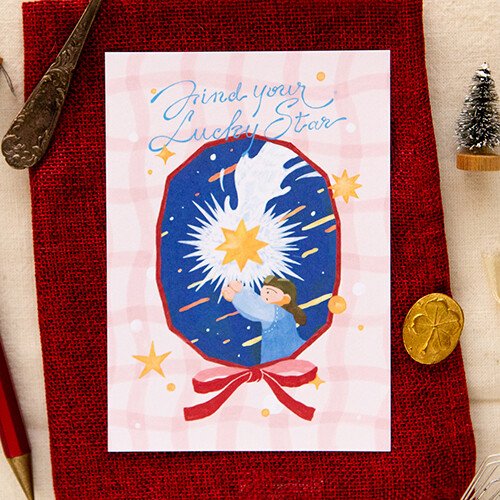 Lucky Star Post Card "Wish"