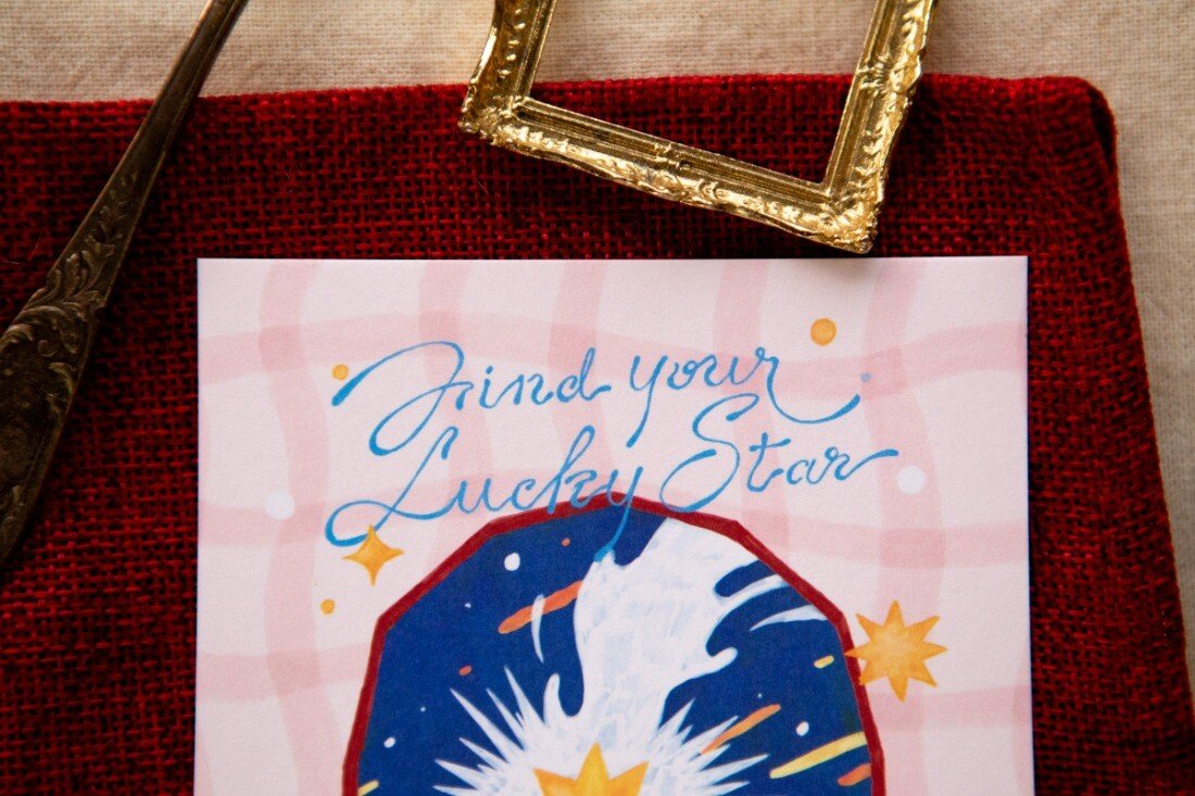 Lucky Star Post Card "Wish"