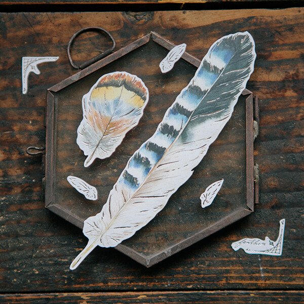 Feather 自剪貼紙