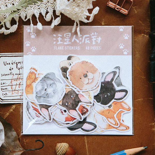 汪星人派對 貼紙包