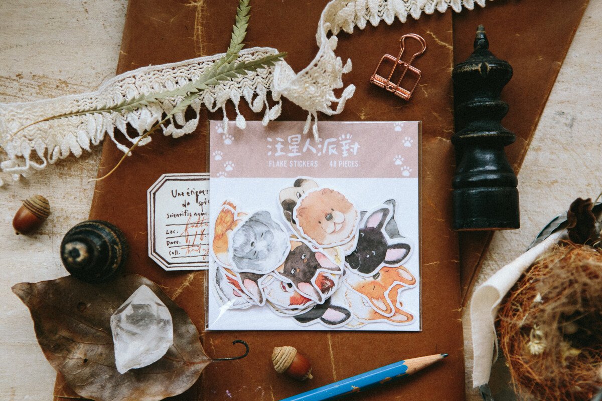 汪星人派對 貼紙包