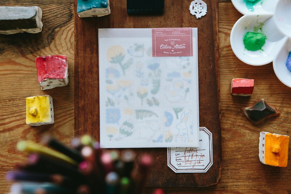 Nordic Seasons - Winter - Stamp Style Sticker