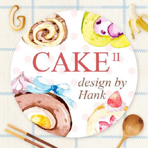 オリジナルマスキングテープ「ケーキ2」