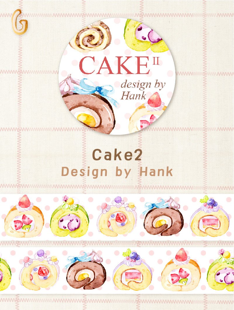 オリジナルマスキングテープ「ケーキ2」