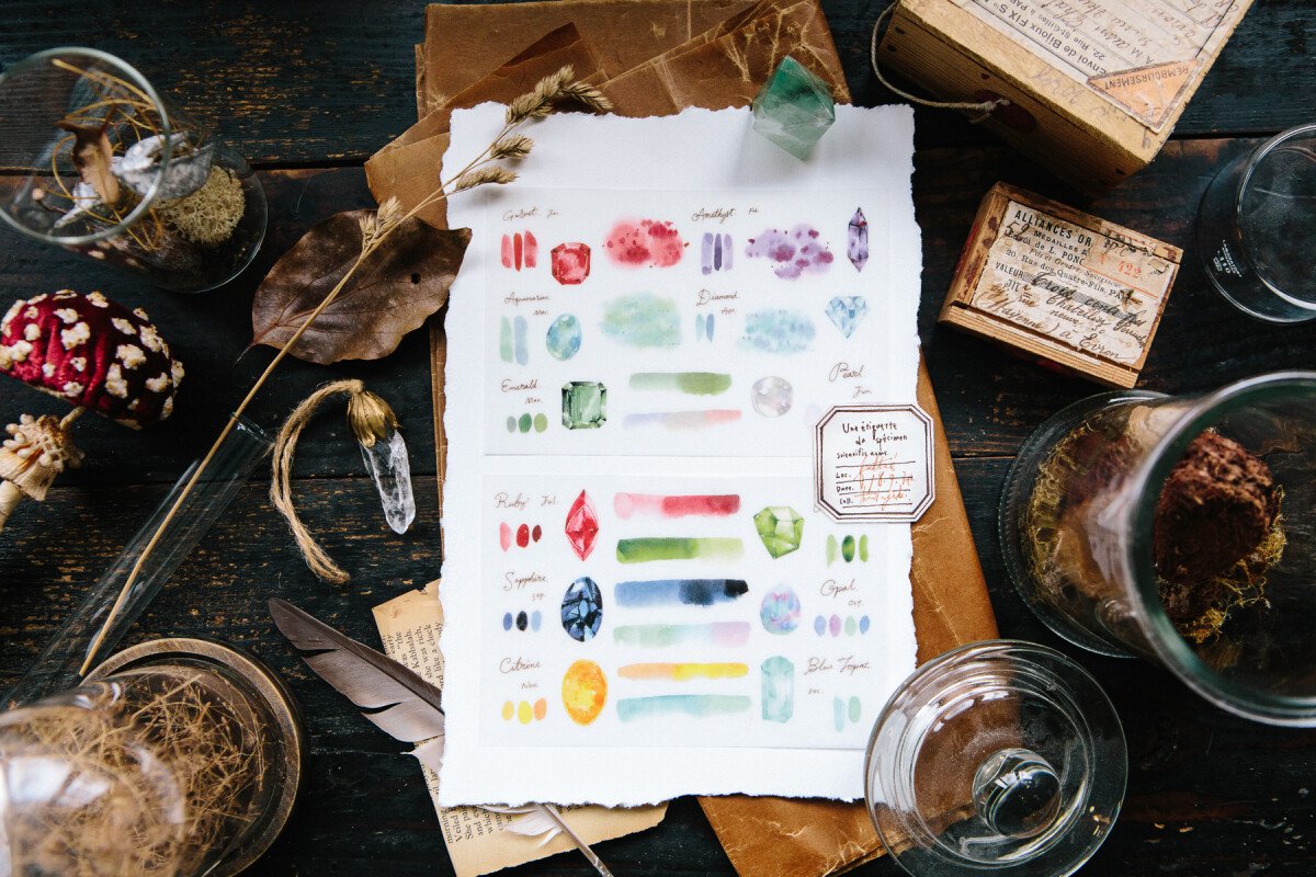 Birthstones Transfer Sticker