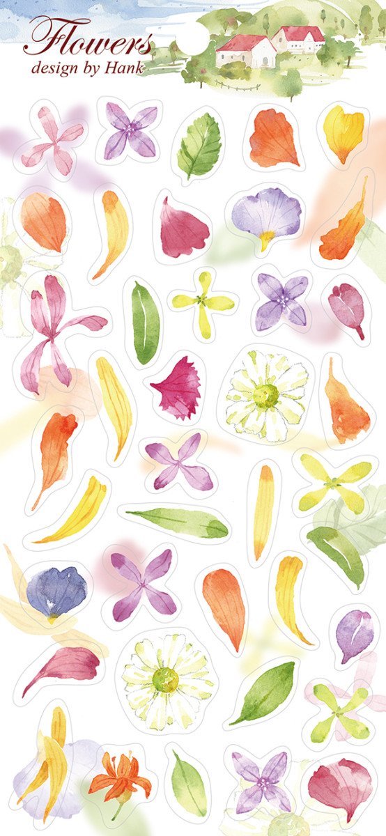 Flowers MIJ Washi Sticker