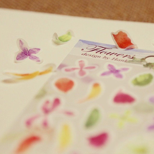 Flowers MIJ Washi Sticker