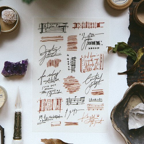 Handwriting Transfer Stciker