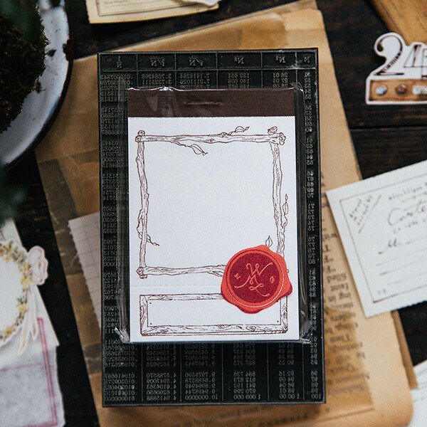 Branch frame letterpress label book