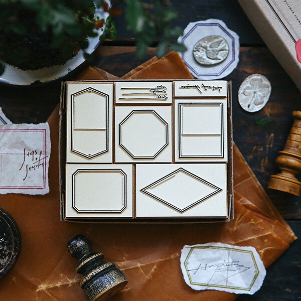 Specimen DIY Rubber Stamp Set