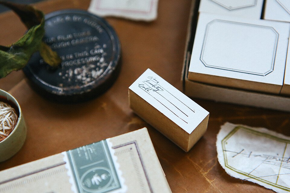 Specimen DIY Rubber Stamp Set