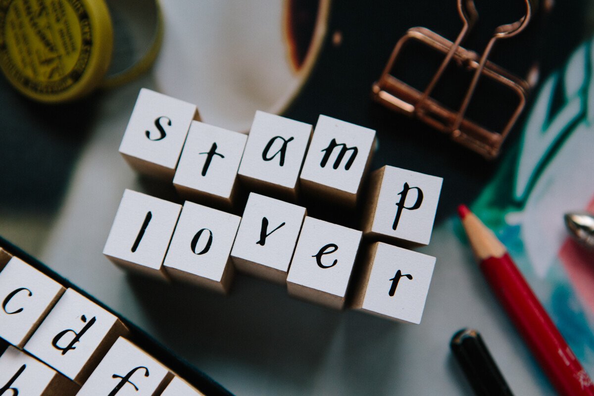 My A to Z 《Lowercase》DIY Rubber Stamp