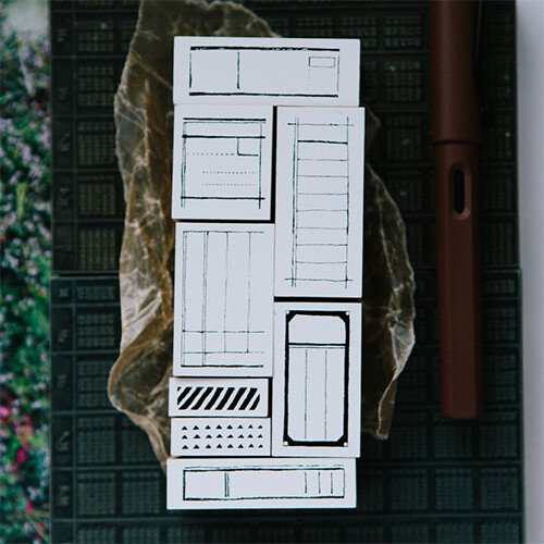 Form Label DIY Rubber Stamp