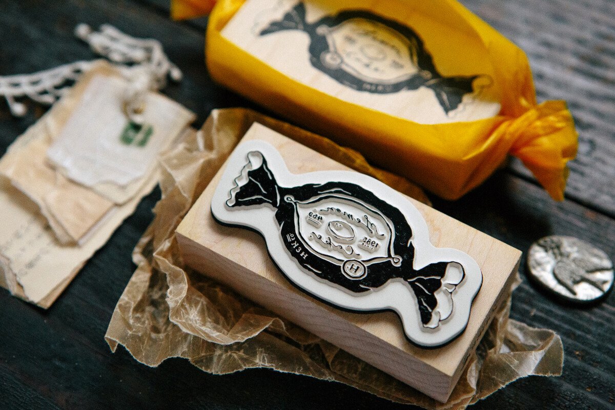 Lemon Cake Rubber Stamp