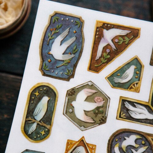 Birds Print-on Sticker
