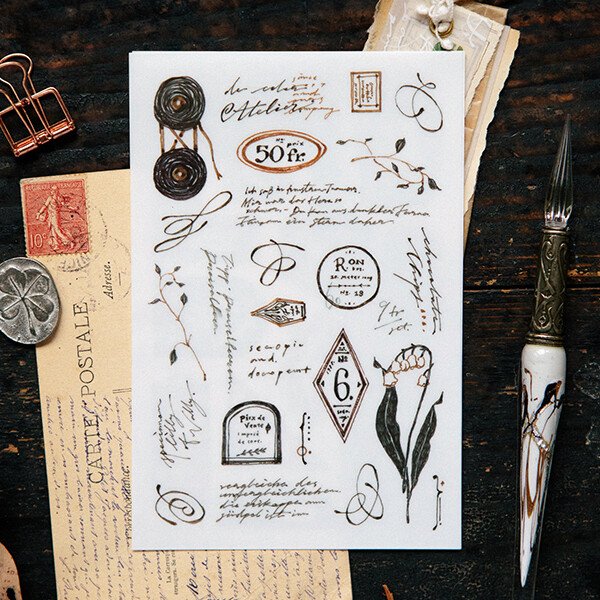 Handwriting 2 Print-on Sticker