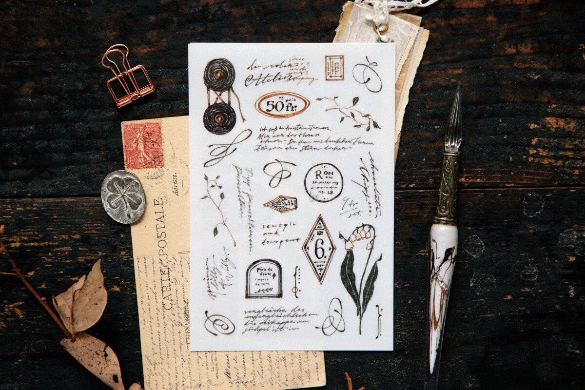 Handwriting 2 Print-on Sticker