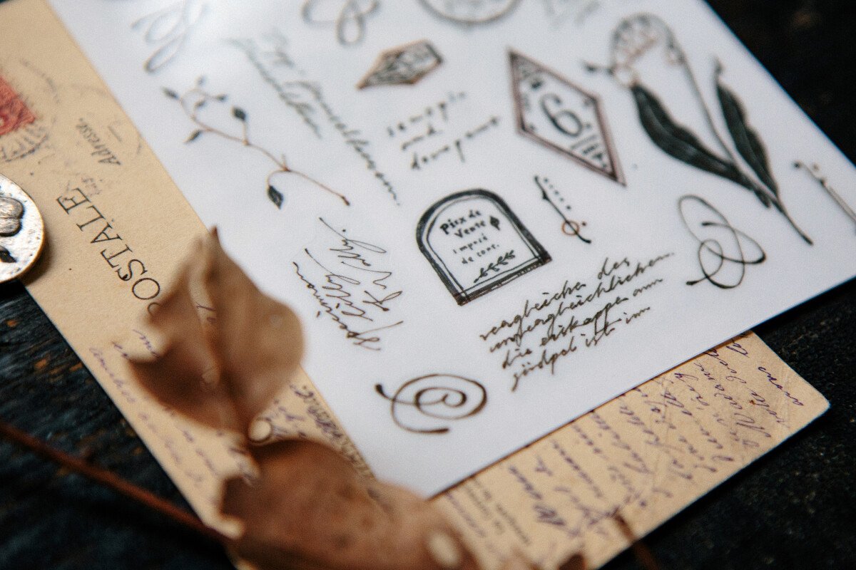 Handwriting 2 Print-on Sticker