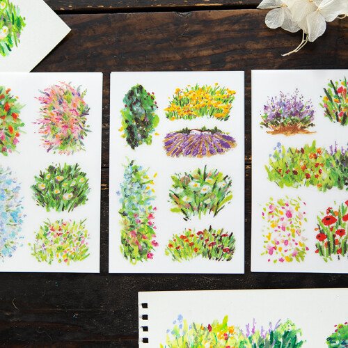 Bright Bloom Transfer Sticker